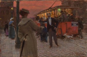 Romersk sporvei, 1905 av Benes Knupfer