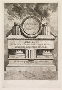 Gresk maskerade: Dedikasjonsside, 1771.