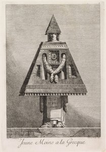 Gresk maskerade: Ung gresk munk (Plate 9)