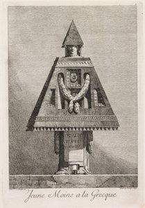Masquerade à la Grecque: Young Monk à la Grecque Plate 9, 1771.