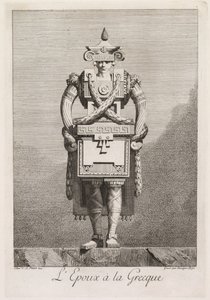 Gresk maskerade: Den greske brudgommen (Plate 7)