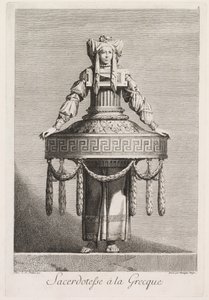 Gresk maskerade: Gresk prestinne (Plate 8)