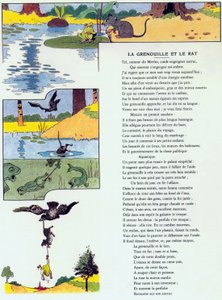The Frog and the Rat, illustrasjon fra 