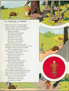 The Hare and the Tortoise, illustrasjon fra 