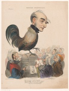 Karikatur av Paul de Kock Karikaturer av kjente personer fra Le Charivari (serietittel) Panthéon Charivarique (serietittel på objekt) av Benjamin