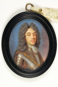 Prince Eugene of Savoy (akvarell på elfenben)