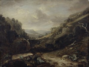 West Country Landscape (olje på lerret)
