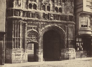 Christchurch Gateway, Canterbury, 1854, trykt 1857.