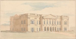 York House, London: Perspektivutsikt over vestfronten