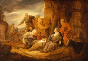 Hyrdenes tilbedelse (olje)