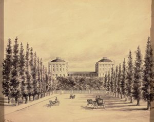 United States Capitol fra Pennsylvania Avenue, ca. 1814