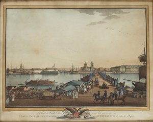 Byttebroen på Vasilievsky Island, 1799