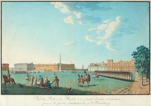 Marmorpalasset i St. Petersburg, ca. 1800