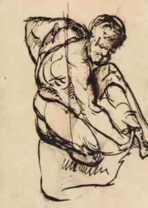 Figurstudie av en naken mann av Benjamin Robert Haydon