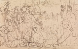 Farao og Moses av Benjamin Robert Haydon
