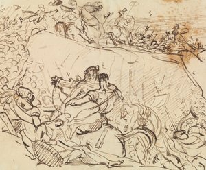 Studer for en kampscene av Benjamin Robert Haydon