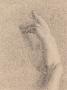Studie av en hånd [recto] av Benjamin Robert Haydon