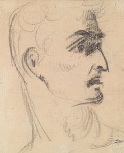 Studie av en manns ansiktsuttrykk av Benjamin Robert Haydon
