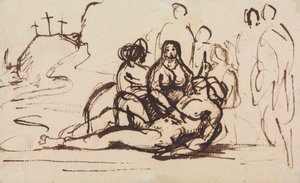 Studie av Pieta av Benjamin Robert Haydon