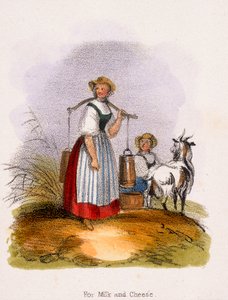 For melk og ost, c1845 av Benjamin Waterhouse Hawkins