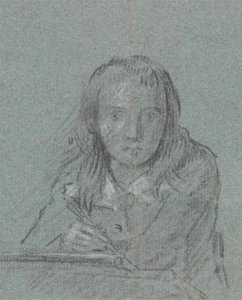 Kunstnerens sønn skriver av Benjamin West