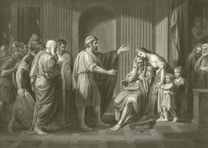 Forvisning av Cleombrotus av Benjamin West