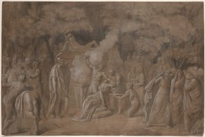 Iphigenias død (?) av Benjamin West