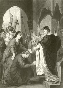 Prins Johns underkastelse til Richard I av Benjamin West