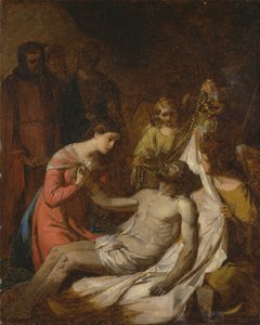 Studie av Klagesangen over den døde Kristus av Benjamin West