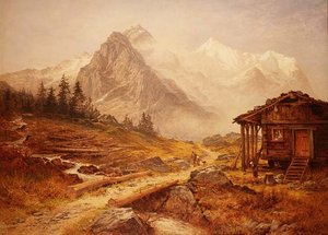 Utsikt fra Zugspitze fra Garmisch-Partenkirchen av Benjamin Williams Leader