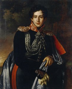 Portrett av grev Nikolay Alexandrovich Samoylov 1800-1842, ca 1825
