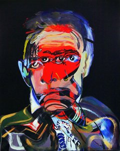 50 store forfattere i historien: Juan Rulfo, 2015 (olje og akryl på lerret)
