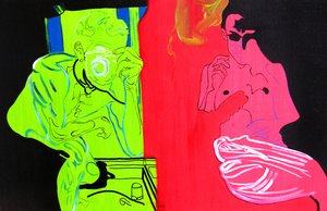 Reiseslutt, Palm Springs, 2003 (olje på lerret)
