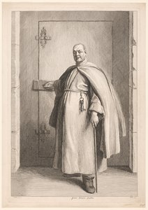 Portrett van Blaise av Saint Mary Donat Bror Blaise Feuillan (tittel på objekt) av Benoît Audran (II)