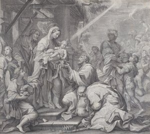 The Adoration of the Magi, 1714-24. av Benoît Farjat