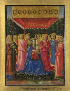Jomfruen og barnet med engler, ca. 1450