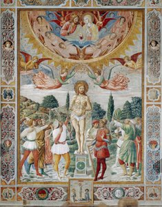St. Sebastians martyrium av Benozzo di Lese di Sandro Gozzoli