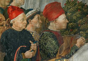 De vise menns tilbedelse (freske) av Benozzo di Lese di Sandro Gozzoli