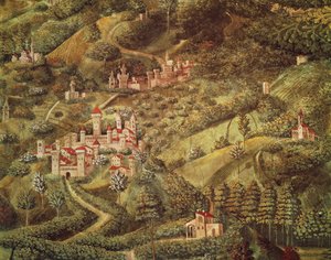 Magiskongens reise til Betlehem av Benozzo di Lese di Sandro Gozzoli