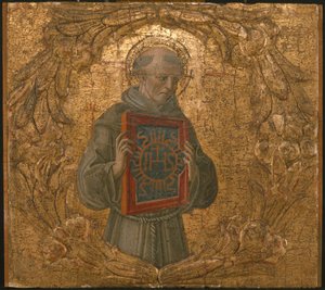 Saint Bernardino, muligens 1474. av Benvenuto di Giovanni