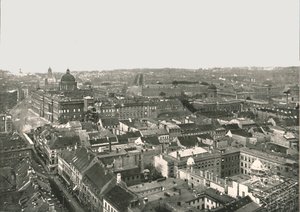 Panorama over byen Berlin, Tyskland, 1895. av Berlin Photographic Co