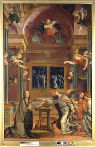 Kunngjøring, ca. 1523 (olje på panel)