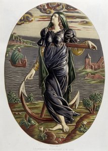 Hope - Keramikkfat, i "The work of Bernard Palissy"" av C. Delange og C. Borneman, Paris