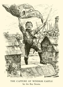 Capture of Windsor Castle (gravering) av Bernard (after) Partridge