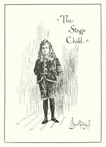 The Stage Child (gravering) av Bernard (after) Partridge