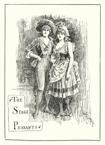 The Stage Peasants (gravering) av Bernard (after) Partridge