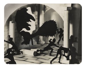 Fantastiske figurer, muligens 1920-tallet (gelatinsølvtrykk) av Bernard Alfieri