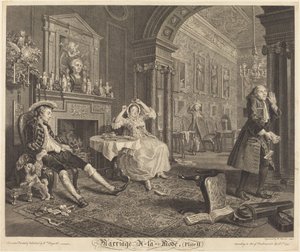 Ekteskap a la Mode: pl. 2, 1745.