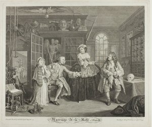 Plate tre, fra Marriage a la Mode