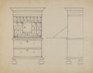 Skrivebord av Bernard Gussow